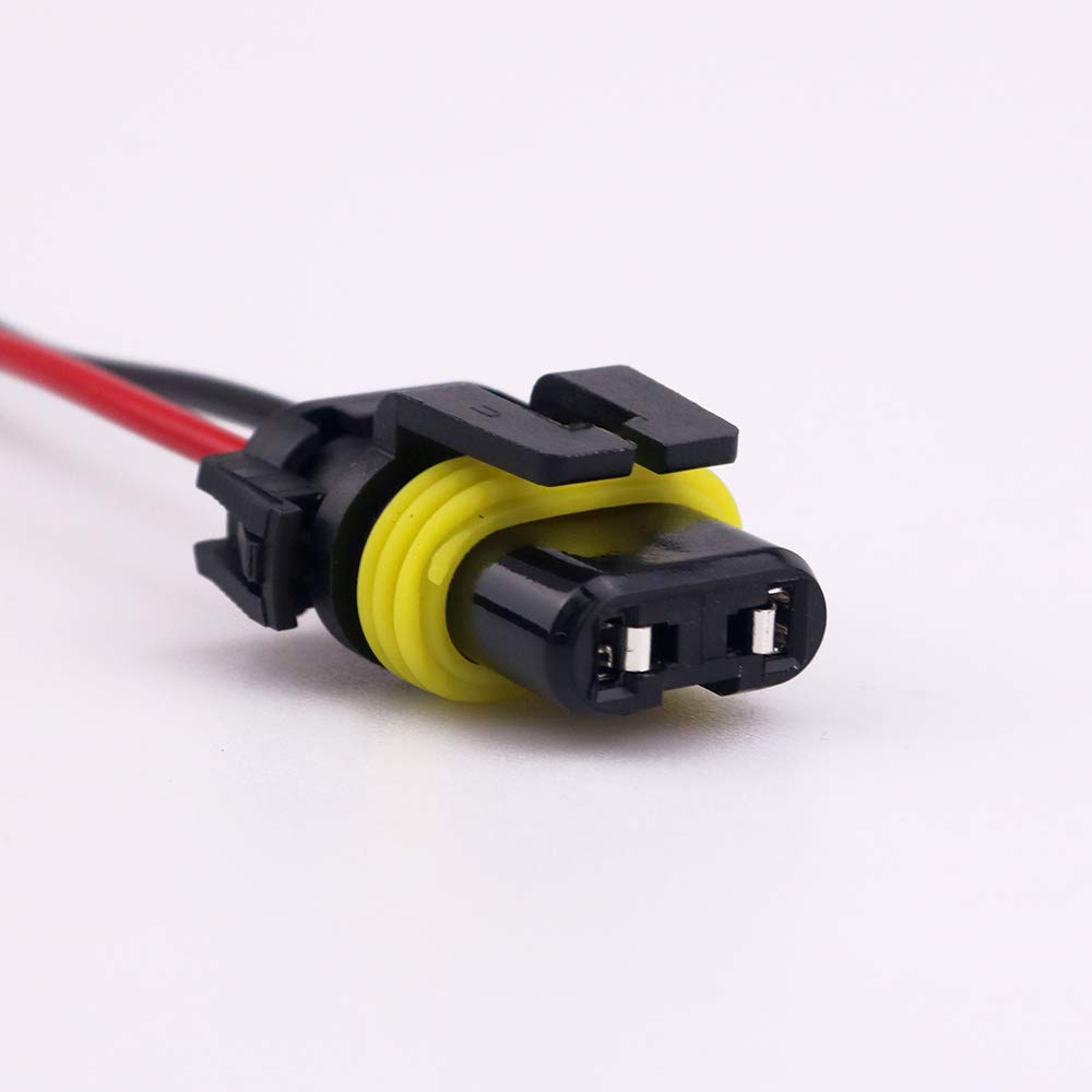 X-STYLE 4PCS 9005 9006 LED Bulb Socket HB3 H10 Male/Female Adapter for Wire Harness Connector Headlight Fog Light Bulb 4pcs