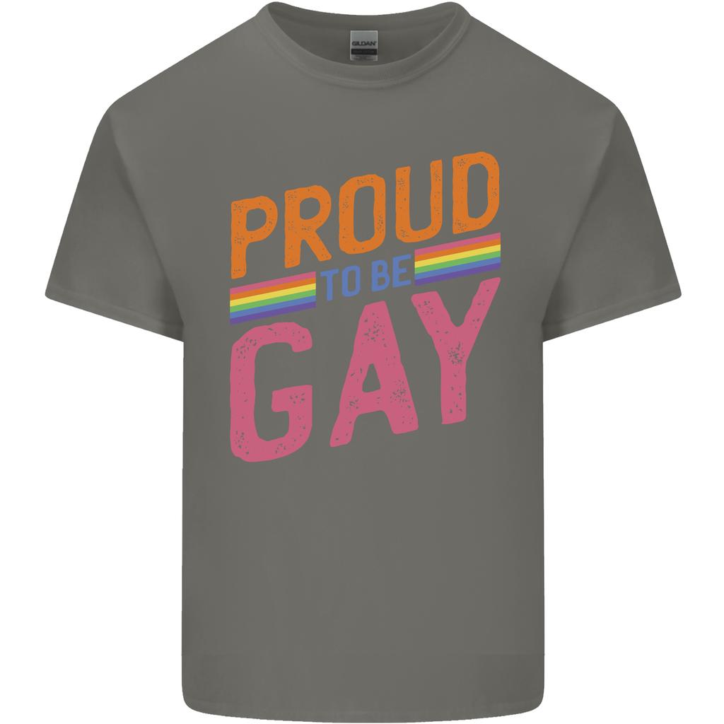 LGBT Pride Awareness Proud To Be Gay Unisexs Light Cotton TShirt