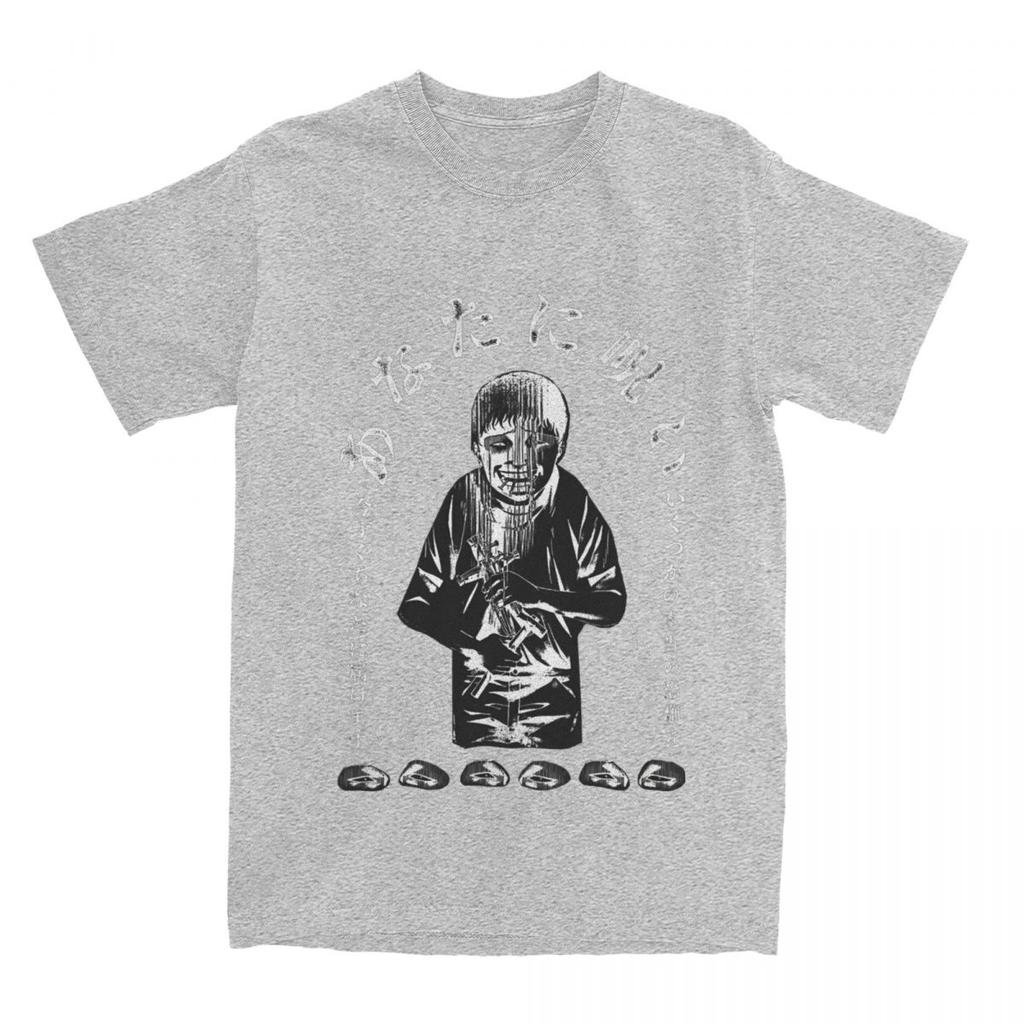 Herr T-shirt Souichi Förbannelse På T-shirts Mode Junji Ito Serietidning Sommar T-shirts Estetisk Vardag Ren Bomull Kläder Gåva