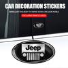 3D Car Badge Body Rear Trunk Decoration Stickers Car Styling Accessories For Compass Renegade Wrangler Jk Grand Cherokee
