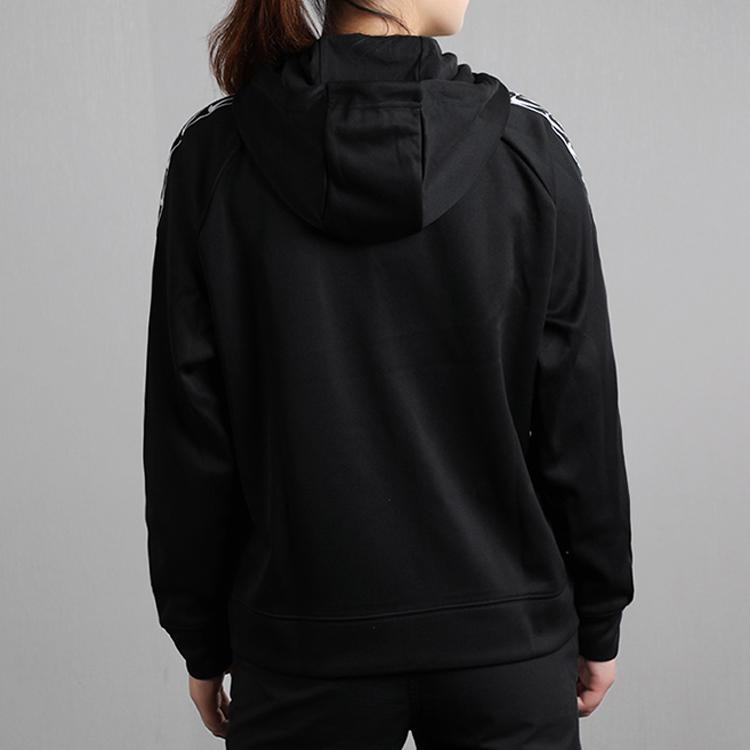 Nike Side-Tape Logo Zip Hoodie Jacket Women Outerwear Black BV3448-010