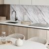 Panel Winylowy Z Dekorem Do Kuchni Lub Łazienki 100X50 Cm Elegancki Marmurowy Wzór