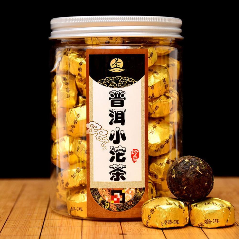 Yunnan Pu-erh Tea Mini Golden Tuo Cake Menghai Aged Ripe Tea Black Tea