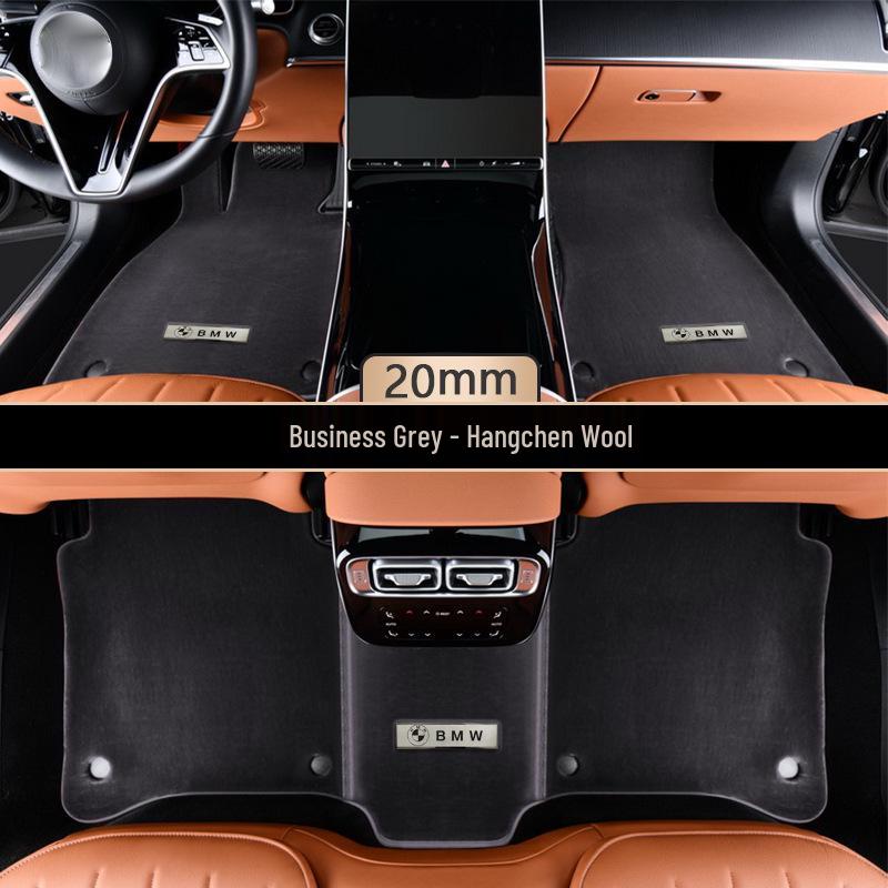 Luxury Pure Wool Floor Mats for 2023 BMW 7 Series G70/i7 (735li/740li/730li)