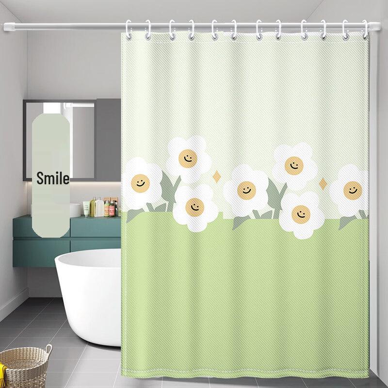 

LIEI Waterproof Mildew-Proof Punch-Free Bathroom Shower Curtain