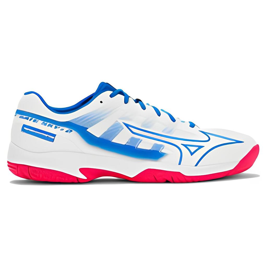 Mizuno Gate Sky Plus 2 Shock Absorbing Non-Slip Durable Low-Top Badminton Shoes Unisex Shoes White Blue 71GA224010