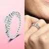 925 Silver Stackable Infinite Heart Daisy Flower Ring for Women Original Silver 925 Rings Brand Jewelry Gift