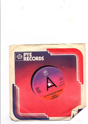 7inch Record KEITH CHEGWIN - Put Your Head On My Shoulder 7N46029PROMO Pye Records 1977 UK Pop Used