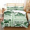 Graffiti Word Bedspread Cover Collection Merry Christmas Long-lasting Polyester Comforter Cover With Pillowcase King Dimension Queen Dimension Size
