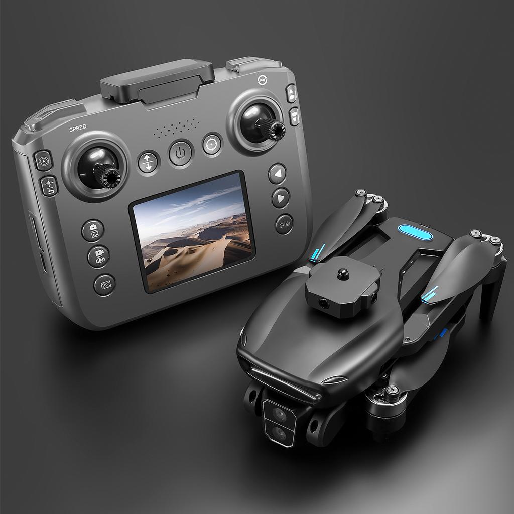 Kvadrokoptéra na dálkové ovládání, 2,4G skládací mini letadlo s 8K duální kamerou, bezkartáčovým motorem,