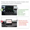 For 2020-2025 2025 Toyota Corolla & 2025-2025 Corolla Cross Center Console Dashboard Organizer Tray Dash Mounted Storage Box