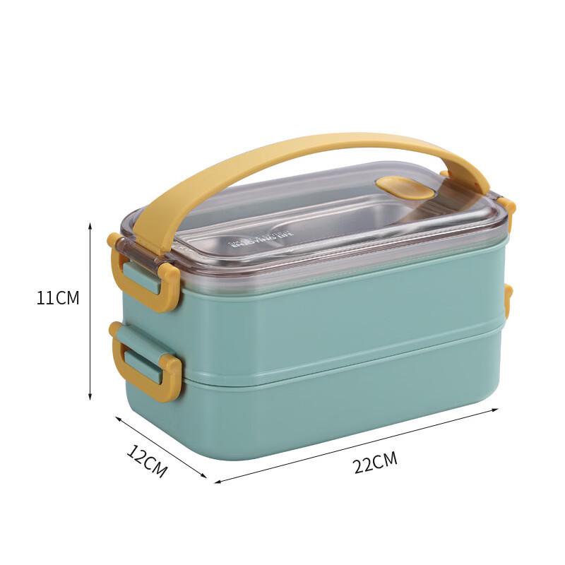 Portable Double-Layer Stainless Steel Insulated Lunch Box