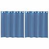 VidaXL Voile Curtains with Eyelets 2 Pcs Royal Blue, Net Curtain, Sheer Curtain, Window Voile, Treatment of 4102113