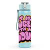 1PC It Is Well With My Soul Retro Lettering Art 750ml Color Plastic Sports Water Bottle Leakproof Flip Straw Lid Suitable for Sports Office Home Use