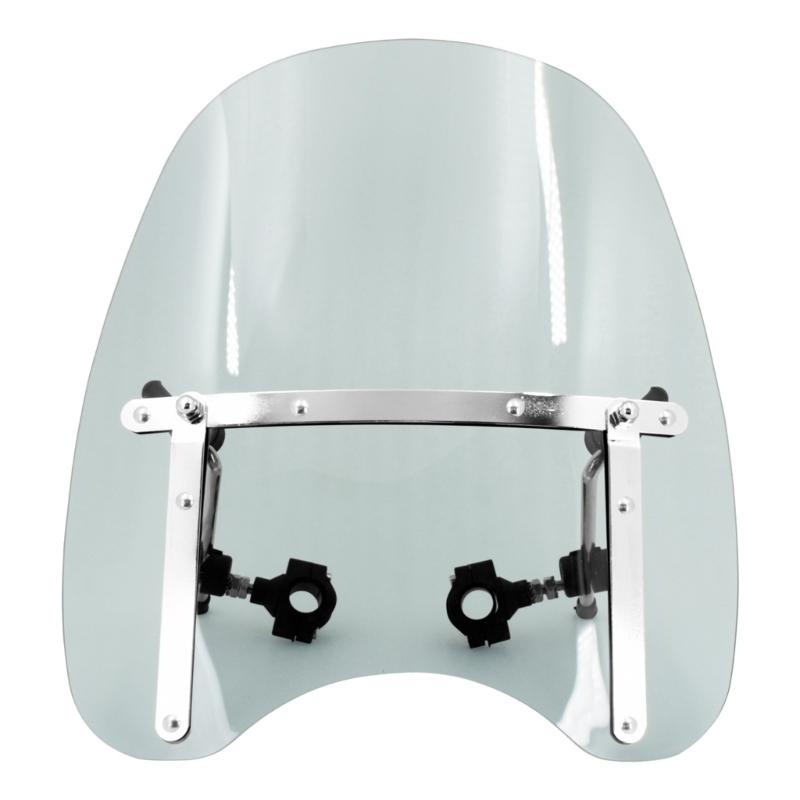 

Retro Motorcycle Wind Deflector Panel Windshields Extension Adjustable Suitable for Riding Enthusiasts Adventure Seekers серый