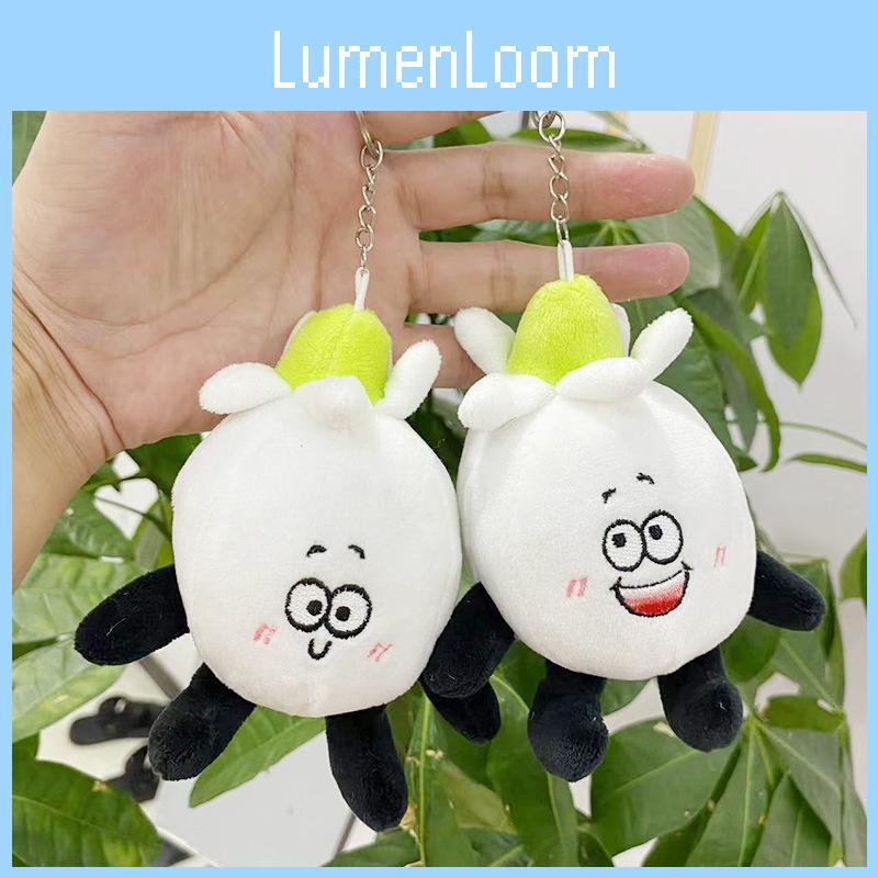 Creative Plush Vegetable Doll Keychain Adorable Backpack Accessory Soft Pp Cotton