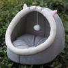 Fashion Warm Small Dog Kennel Bed Breathable Dog House Cute Slippers Shaped Dog Bed Cat Sleep Bag Foldable Washable Pet House