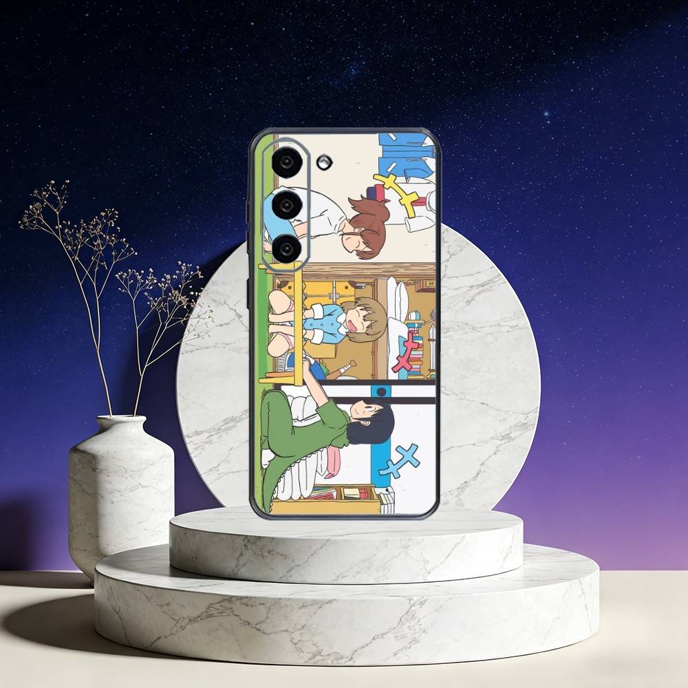 CITY THE ANIMATION Anime Phone Case For Samsung Galaxy A73,A72,A71,A70,A53,A52,A51,Others Soft Black Cover