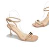 Internetberoemdheid sandalen nieuwe hoge hak eenwoordige band sandalen zomerrok sexy stiletto