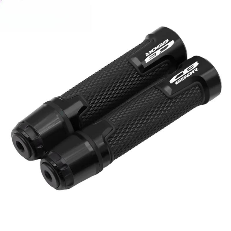 2025 For CB650R CB650F Cb650r Cb650f 7/8'' Motorcycle Anti-Slip Handlebar Grips Rubber Handle Grips Cover Hand Grips Protector