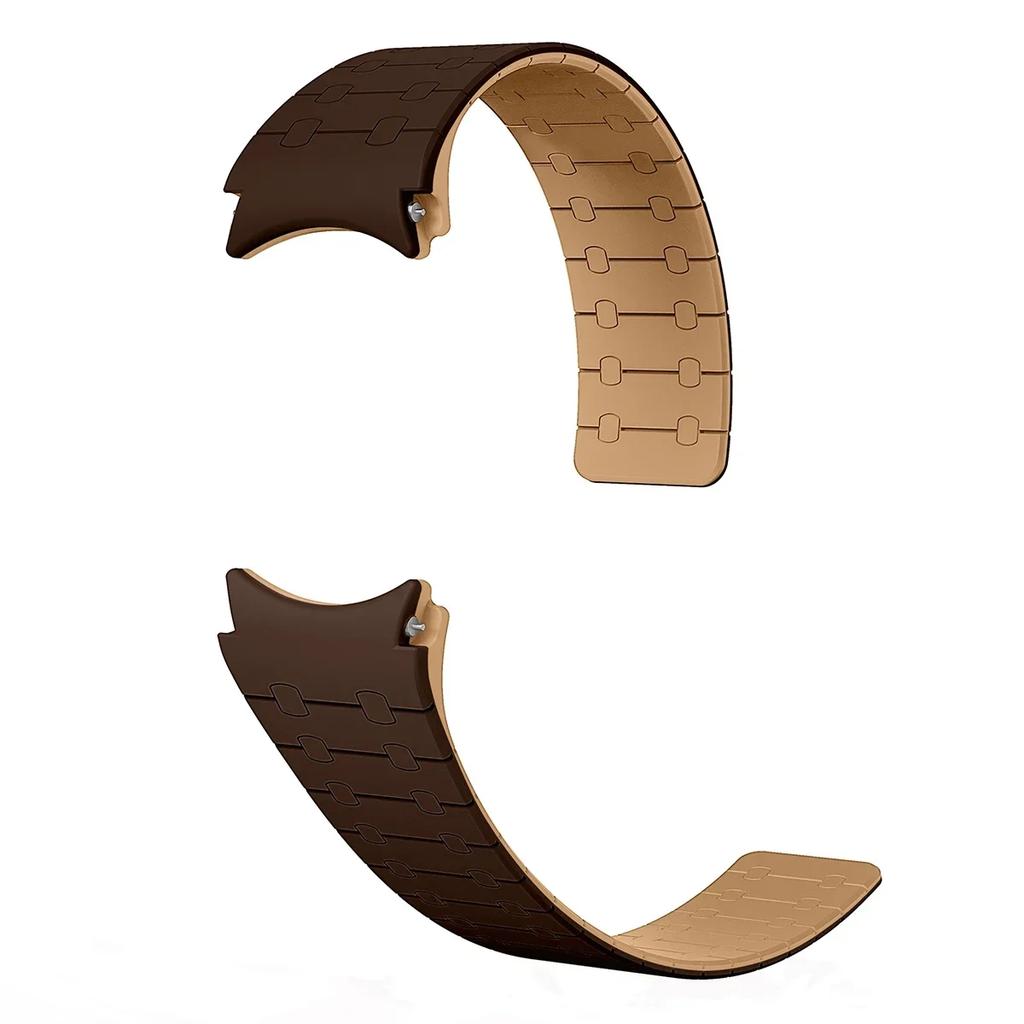 Magnetic Silicone Strap for Samsung Galaxy Watch7 44mm 40mm Sport Watchband 20mm Band Bracelet Galaxy Watch 6 Classic 43mm 47mm