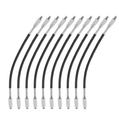 10Pcs 1 8 Violin Tailpiece Steel Wire Tail Gut Cord Musical Instrument Accessories
