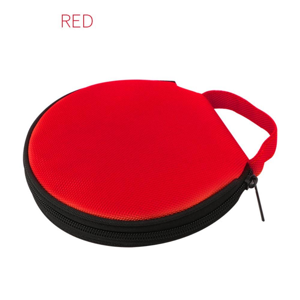 

Portable 20 Capacity CD DVD Carrying Case Dustproof Oxford Cloth Storage Bag with Hand Strap Dual-use Car CD Bag Office красный