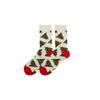In Stock Plus Size Mid-Calf Jacquard Christmas Socks Bestseller