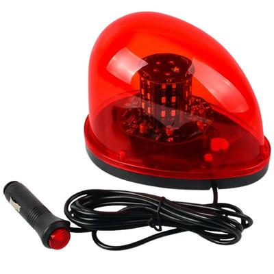 36 LED Rotating Warning Lights, Small, Emergency Vehicle Flashing Signal, Safety Guidance Light (Red)