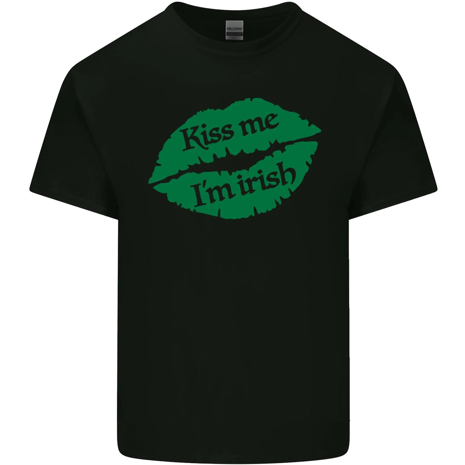 Kiss Me Im Irish St Patricks Day Kids T-Shirt Childrens 3XL
