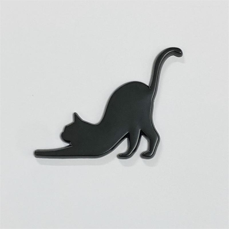 

[Q]Cute 3D Metal Cat Sticker Personalized Cat Car Emblem Originality Car Covering Decor Car Exterior Decorative Sticker