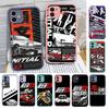 Racing Anime Initial D Phone Cases For IPhone 16 15 14 Plus 13 12 11 Pro Max Matte Oft Bumper Phone Cover