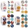 Sealing Stickers Round Moon Cake Sticker Decor Mid-Autumn Festival Labels Decal