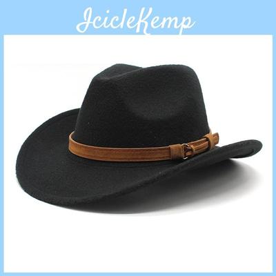 Western Cowboy Hat With Satin Weave For Men And Women Summer Winter Sun Protection