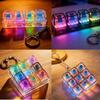 S Vingertop Toetsenbord Sleutelhanger RGB Toetsenbord Fidget Speelgoed met Verlichting voor Stressverlichting Decompressie Kalmerende Accessoires