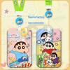 Crayon Shin-chan Cartoon Student Lanyard ID Badge Holder for Campus Use