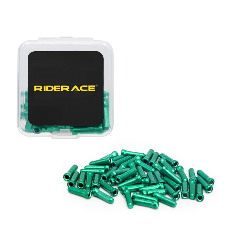 50 Pcs/Lot Bicycle Brake Wire Tail Cap Aluminum Alloy MTB Bike Shifter Cable Line End Protection Cover Road Cycling Accessories