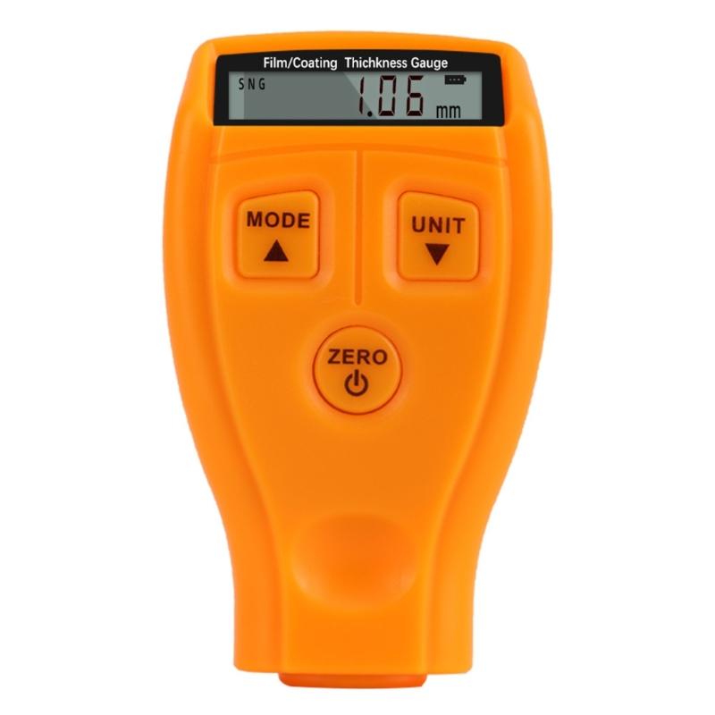 

Professional Vehicle Paint Depth Meter Gauge Car Coating Thickness Measurement Tool For Auto Body Inspection Easy To Use оранжевый
