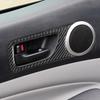 Carbon Fiber Interior Front Door Handle Cover Trim For Toyota Tacoma 2012-15