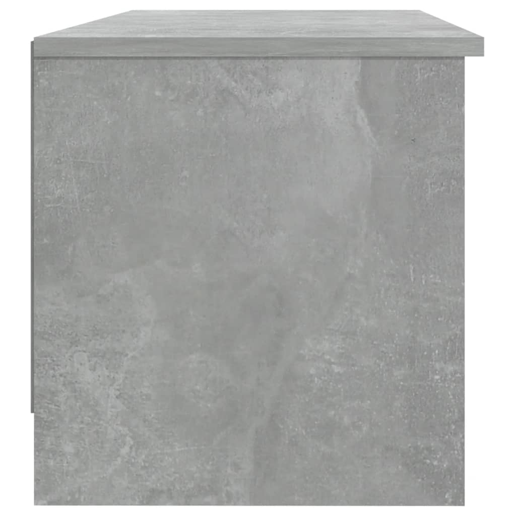 TV Cabinet Concrete Grey 102 x 35.5 x 36.5 cm Particleboard