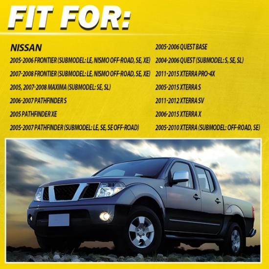 Passt Nissan Frontier Außentürgriff Glatt Schwarz Rechte Seite Vorne