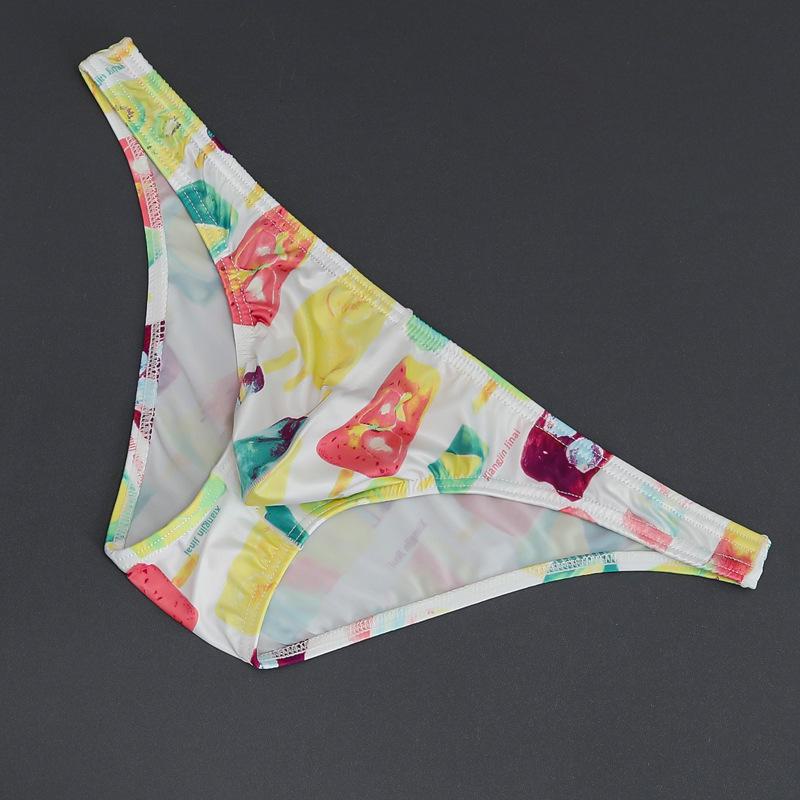 

Мужские сетчатые трусы с Т-образной спинкой, сексуальной заниженной талией и принтом M