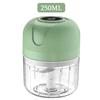 250ml Electric Garlic Masher Crusher Wireless Kitchen Food Chopper Usb Portable Meat Grinder Crushed Ginger Vegetable Crusher