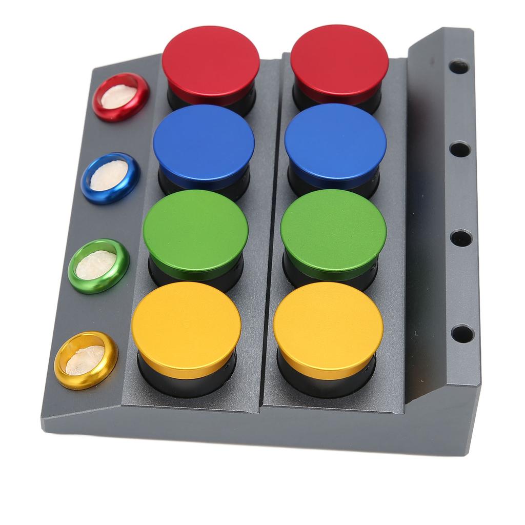 Watch Oil Kit 8 Holes Watch Oil Cup Holder Dust Proof Cover Oil Pen Watch Repairing Accessory