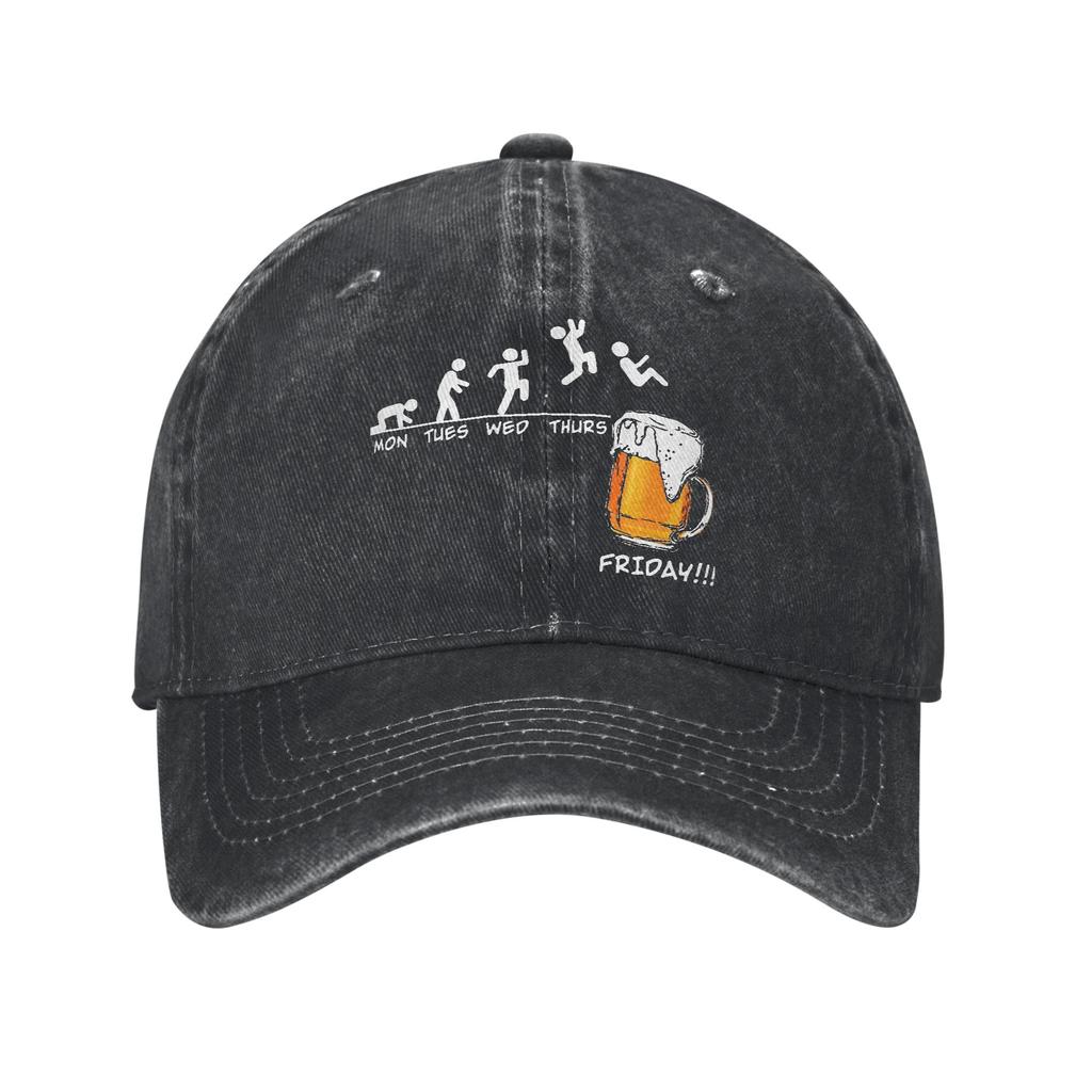 Its Beer Oclock Funny Skeleton Baseball Caps Vintage Distressed Washed Headwear Unisex Outdoor All Seasons Travel Caps Hat