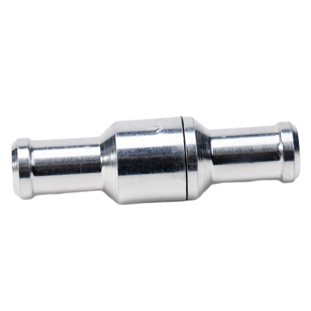 1pc Non-return Valve 6-12mm Auminium Inline-way Quick Insert Check Valve Replacement Parts For Fuel Water Gas Air Vacuum