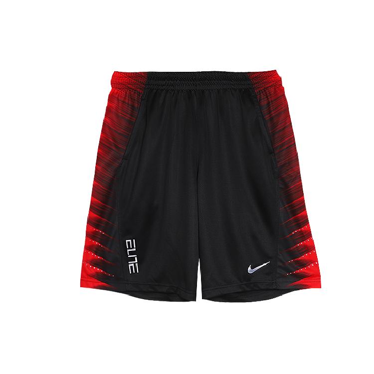 Nike Basketball Shorts Men s Black Red Moderate 645080-011 XL