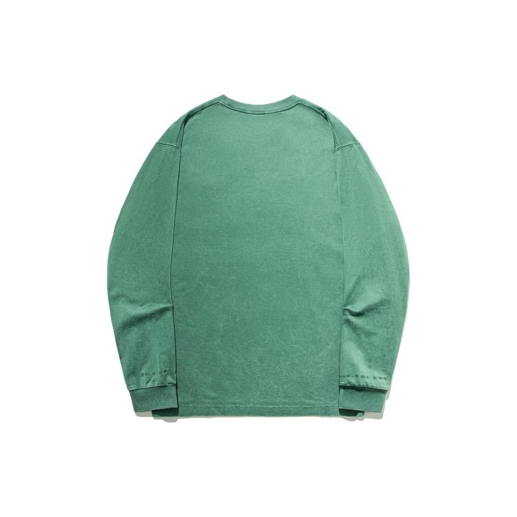 Li Ning Vital Series Solid Color Loose Long Sleeve T-Shirt Unisex Tops AHST657-8