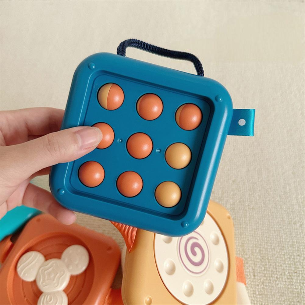 Puzzle Busy Board Toys For Kids Folding Joy Sensory Cube With 8 Activity Modules Early Educational Toys Gifts For Boys Girls