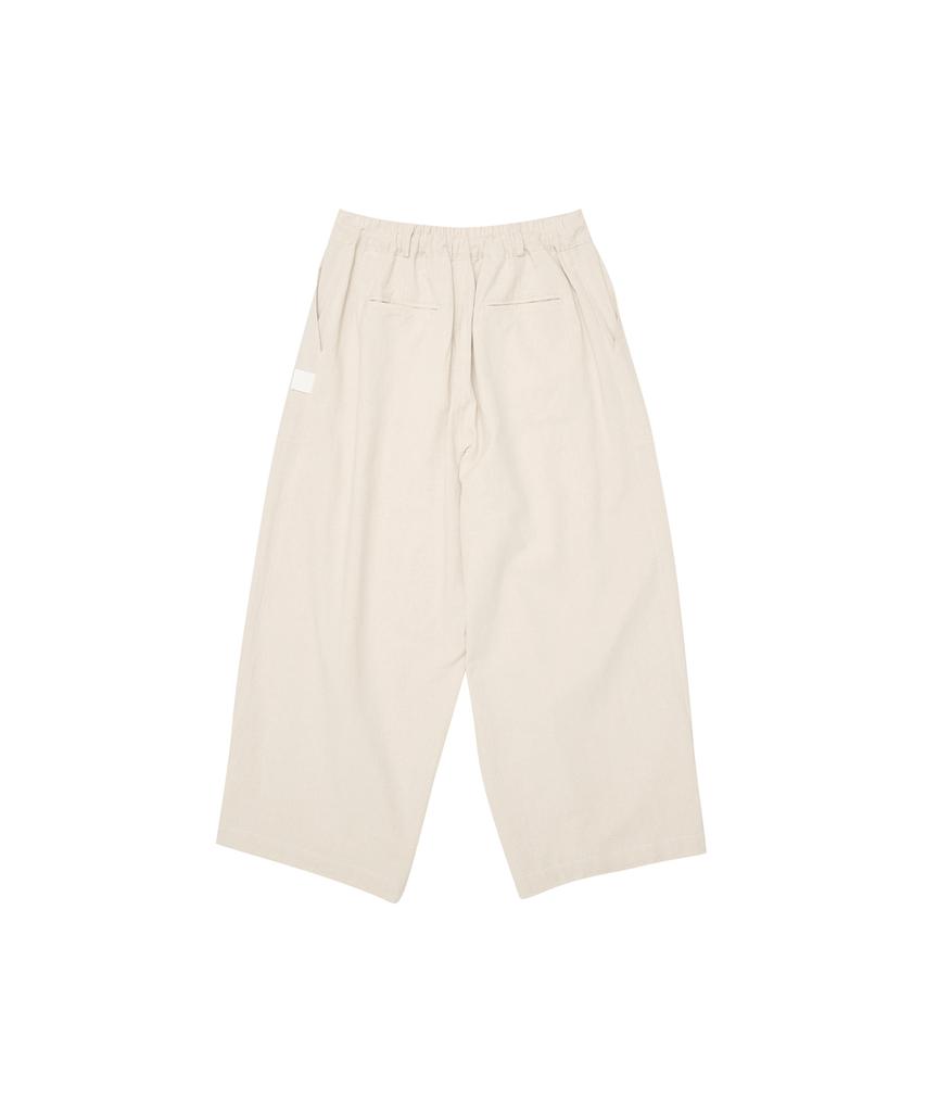 Goteu Linen Balloon Pants - Oat Beige